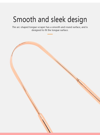 Shinzra rose gold tongue scraper