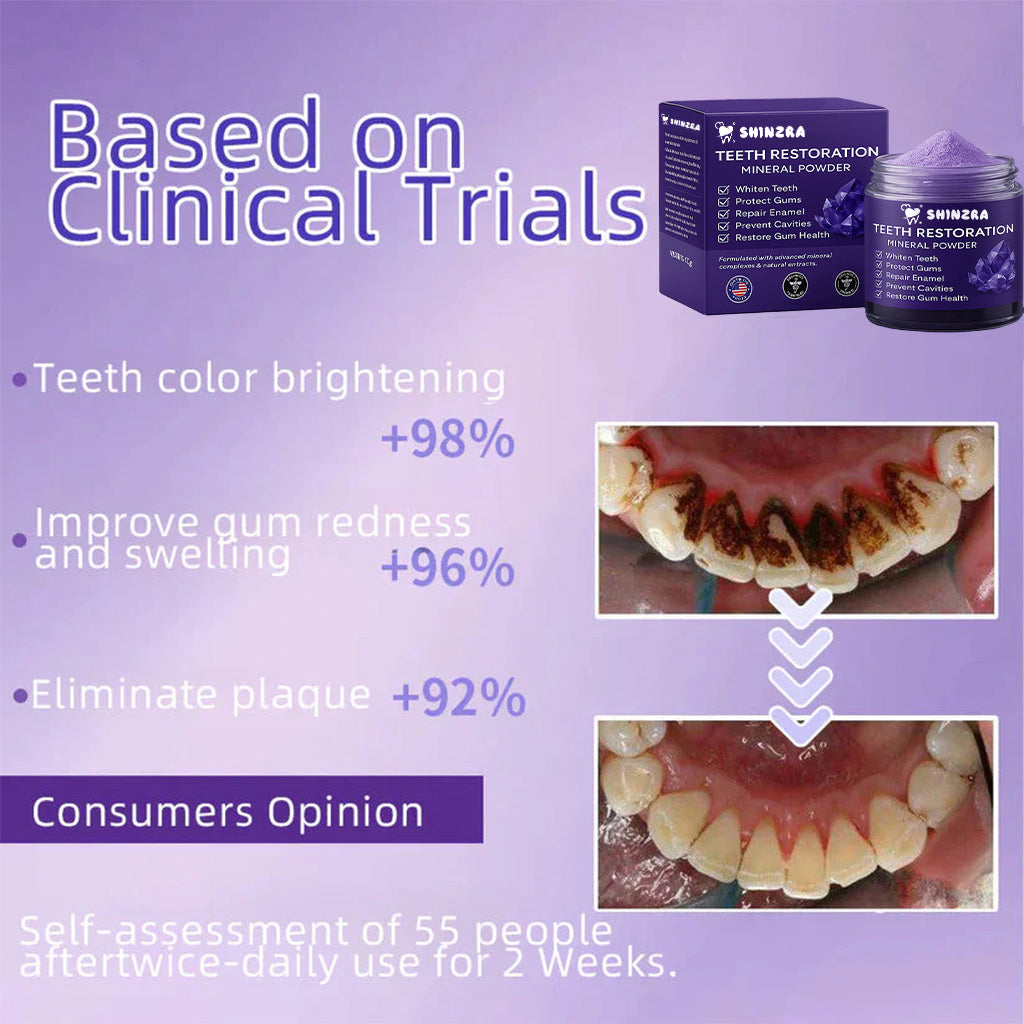 Shinzra Teeth Restoration Mineral Powder — Total Oral Restoration