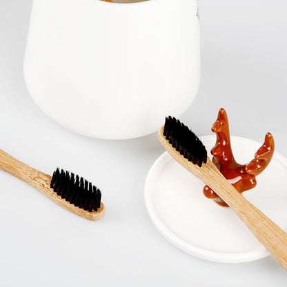 Shinzra environmental-friendly recycled bamboo charcoal toothbrush