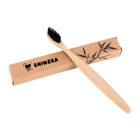 Shinzra environmental-friendly recycled bamboo charcoal toothbrush