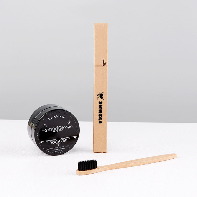 Shinzra environmental-friendly recycled bamboo charcoal toothbrush