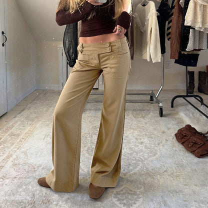 Versatile solid color street low waist slimming straight leg jeans for women