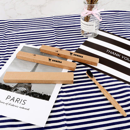 Shinzra environmental-friendly recycled bamboo charcoal toothbrush