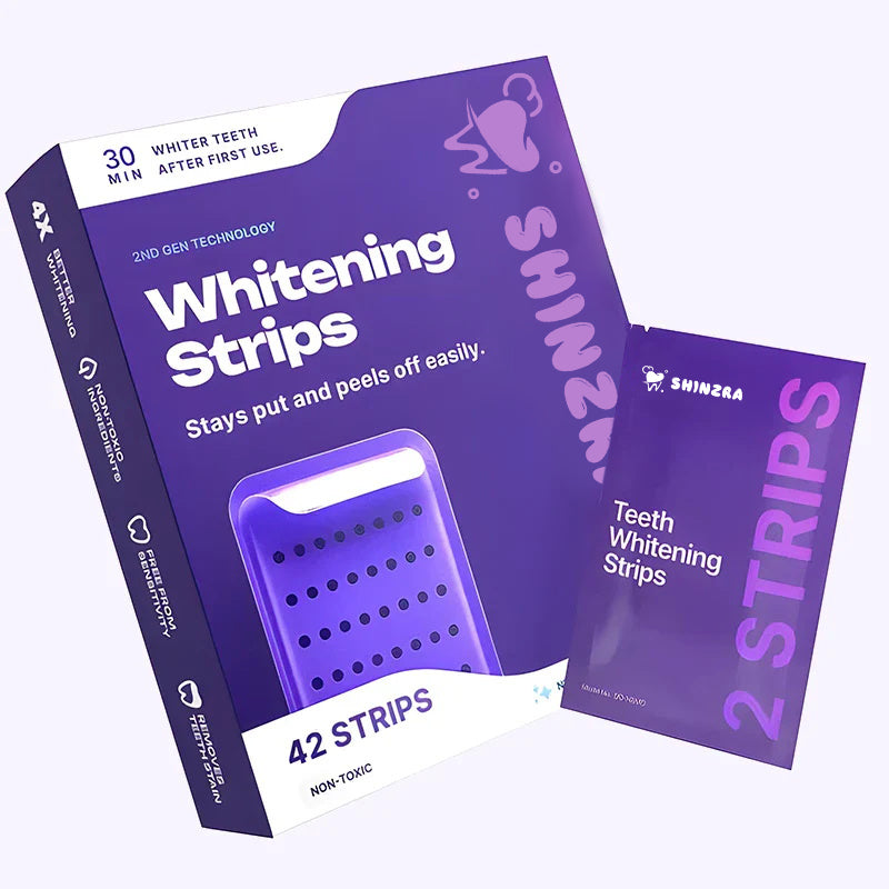 Shinzra Purple  Teeth Whitening Strips