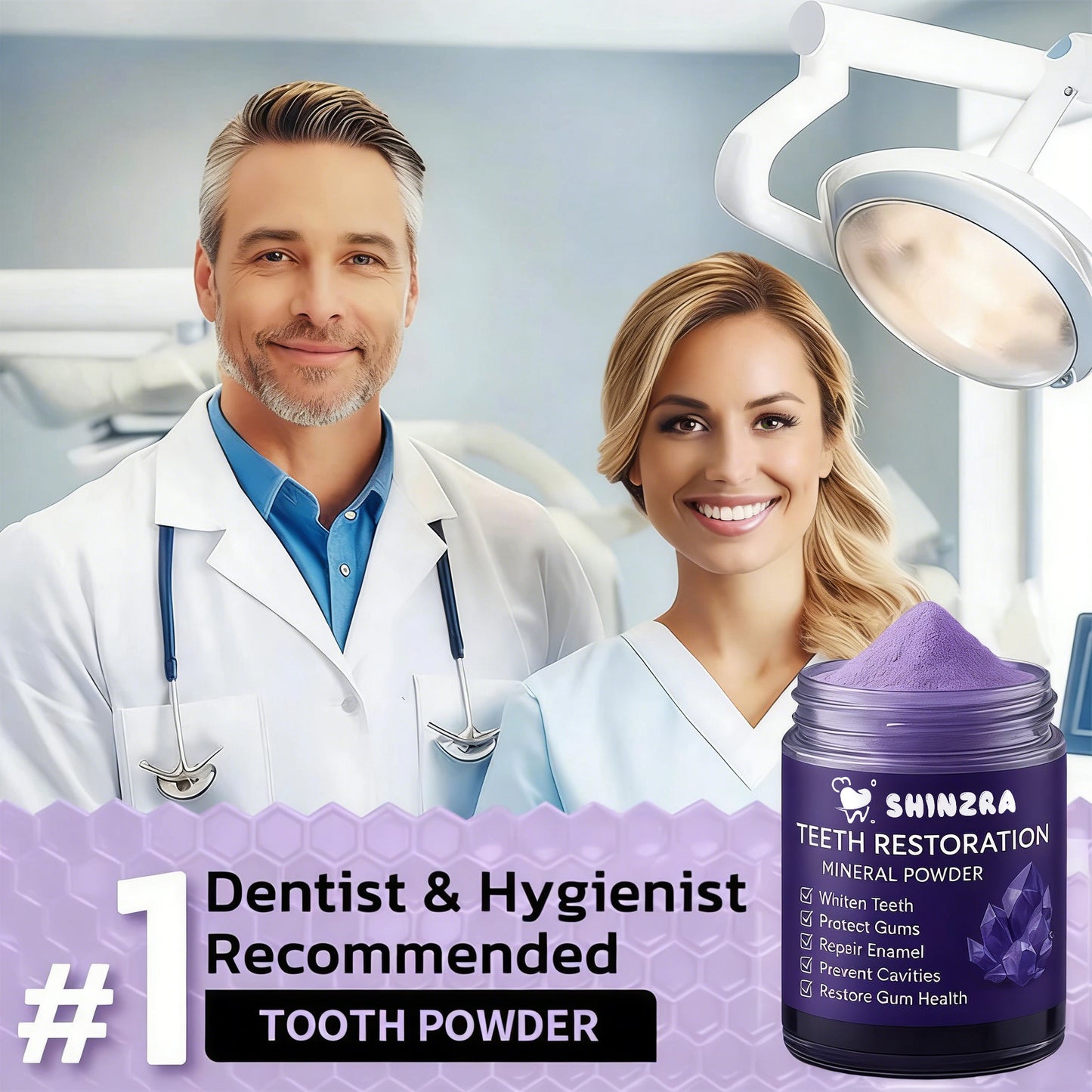 Shinzra Teeth Restoration Mineral Powder — Total Oral Restoration