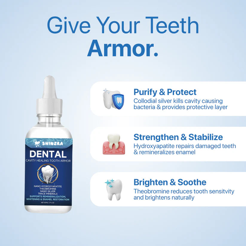 Shinzra Fluoride-Free Hydroxyapatite Tooth Armor Essence & Enamel Repair